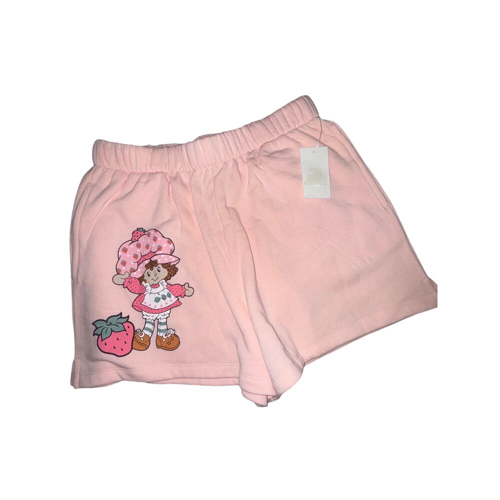 927-Strawberry Short Cake Pink Shorts